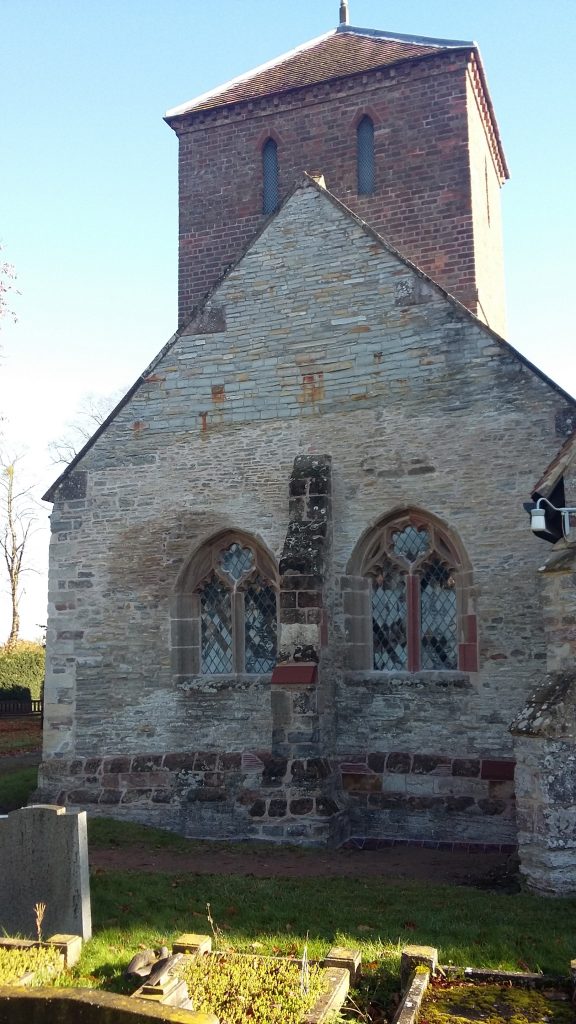 West Wall Repaired On Peopleton Church